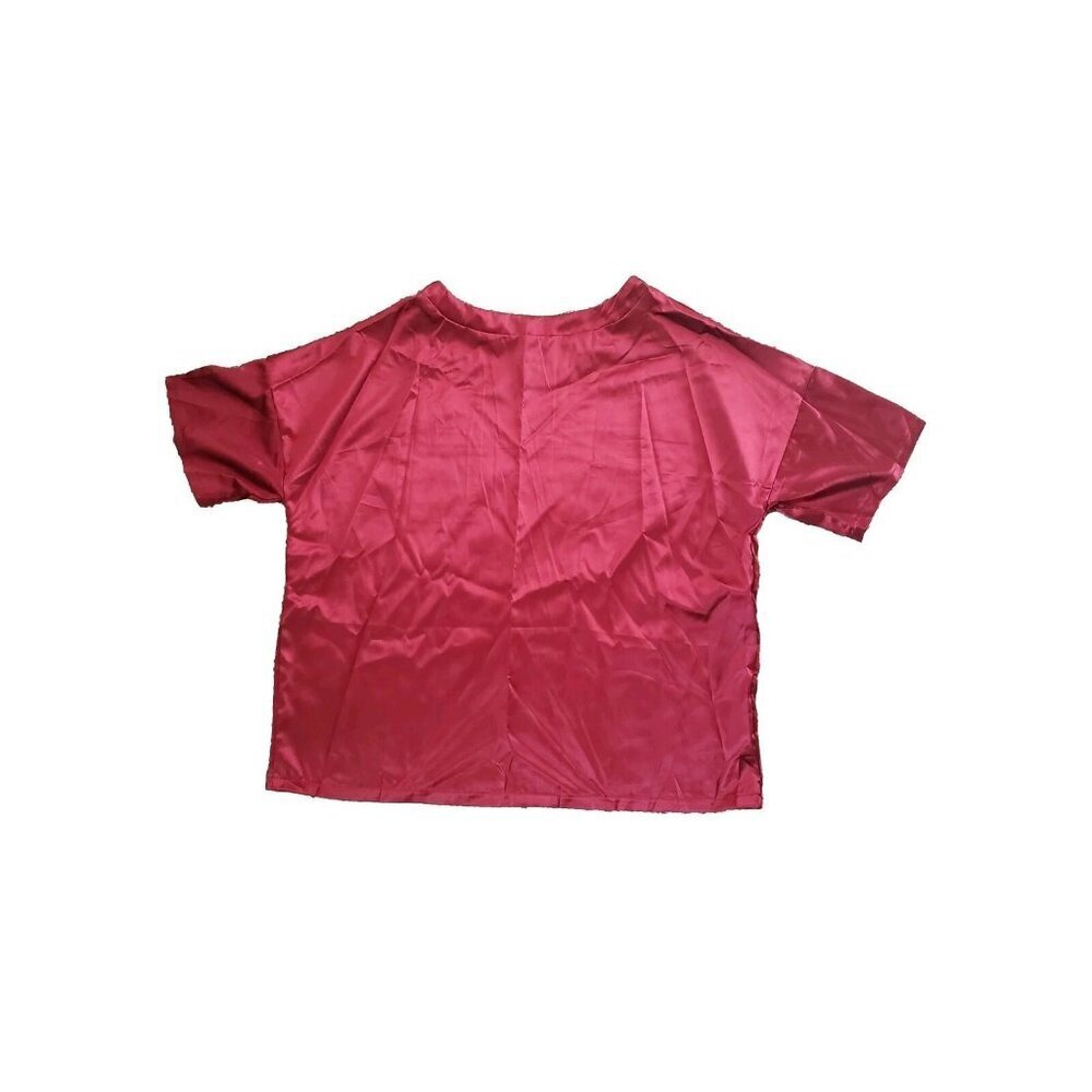 Women's Satin Pajamas Set Short Sleeves Sleepwear Loungewear PJS - Medium - Picture 7 of 9